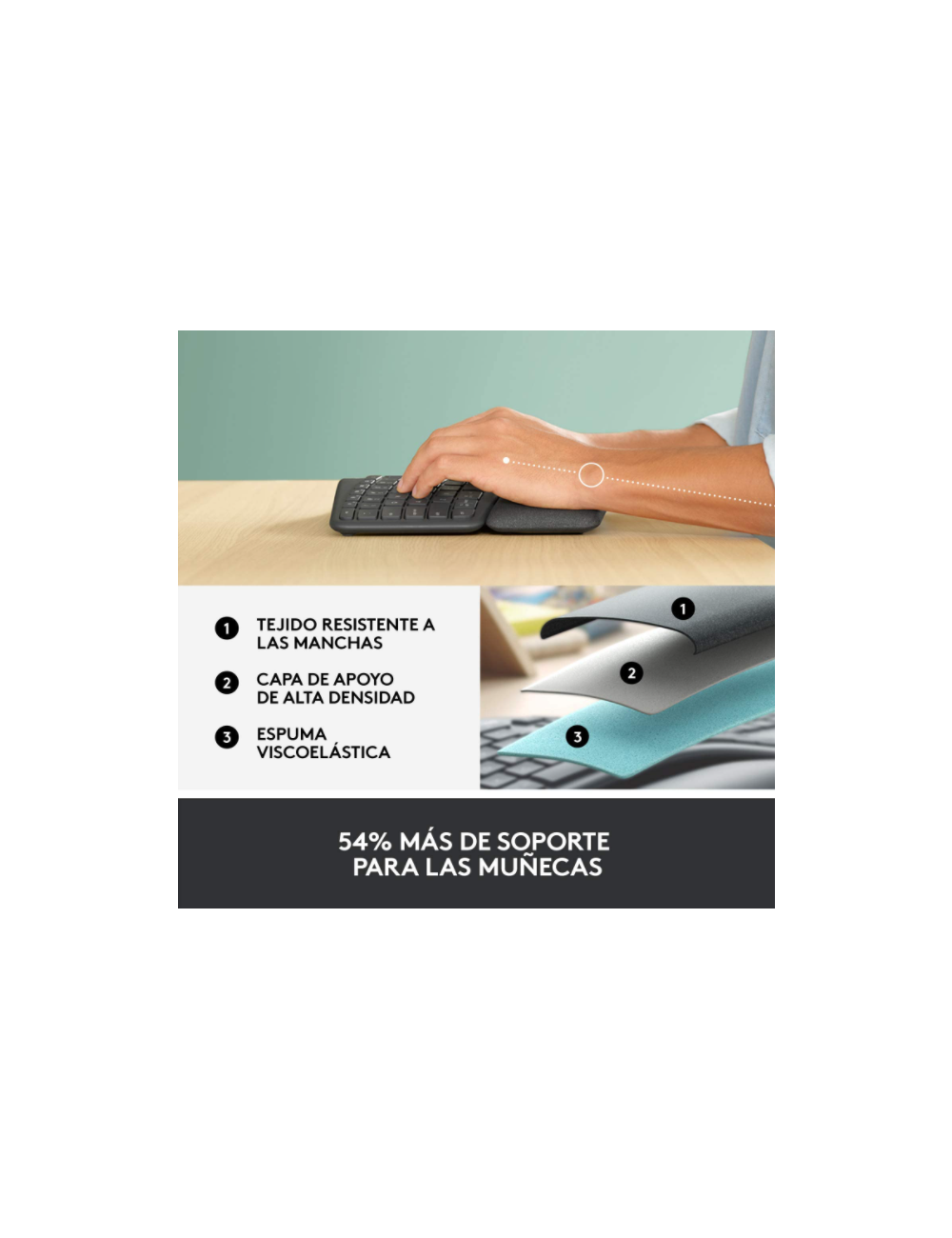 TECLAT LOGITECH ERGO K860 WIRELESS GRAFIT ( 920-010105 )