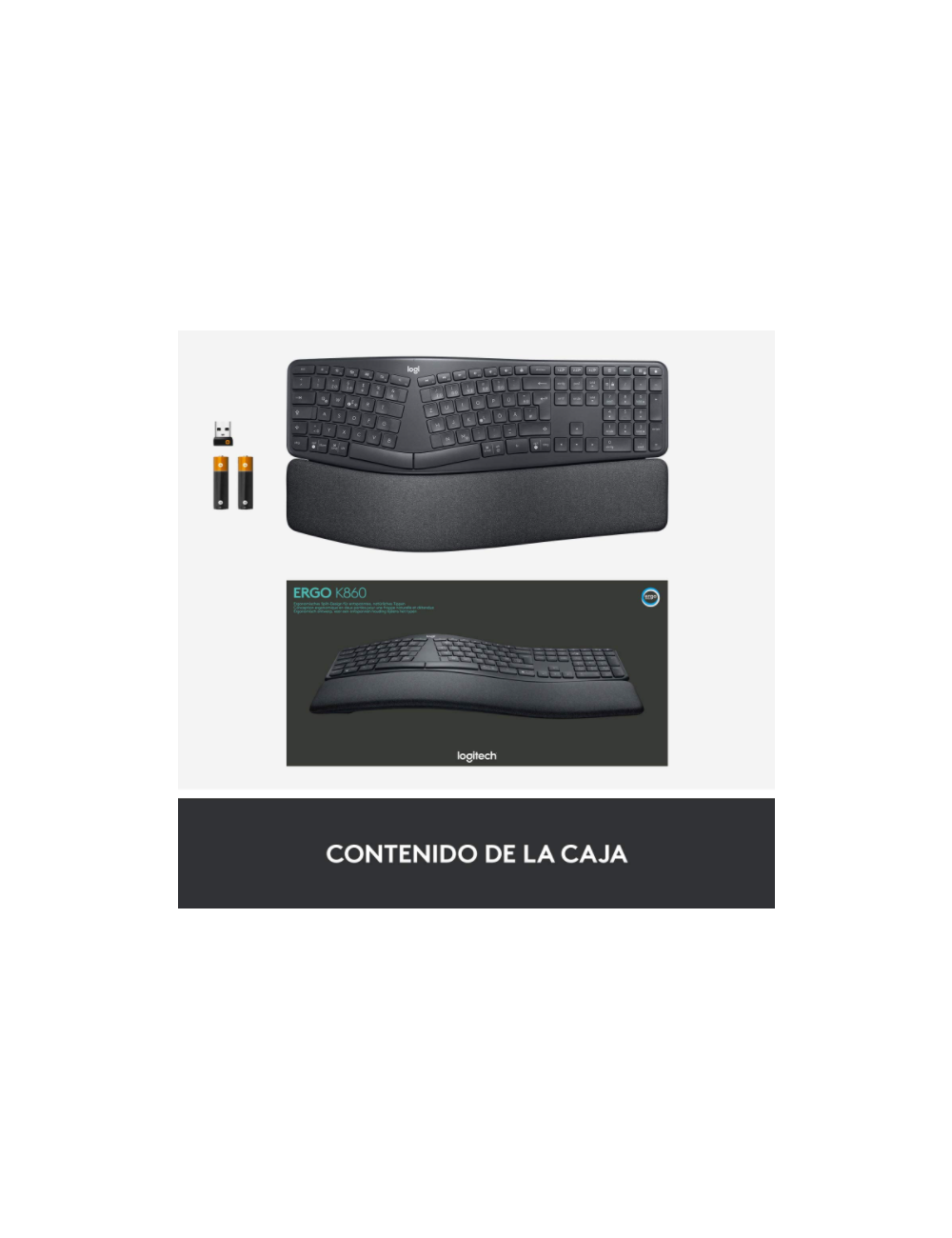 TECLAT LOGITECH ERGO K860 WIRELESS GRAFIT ( 920-010105 )