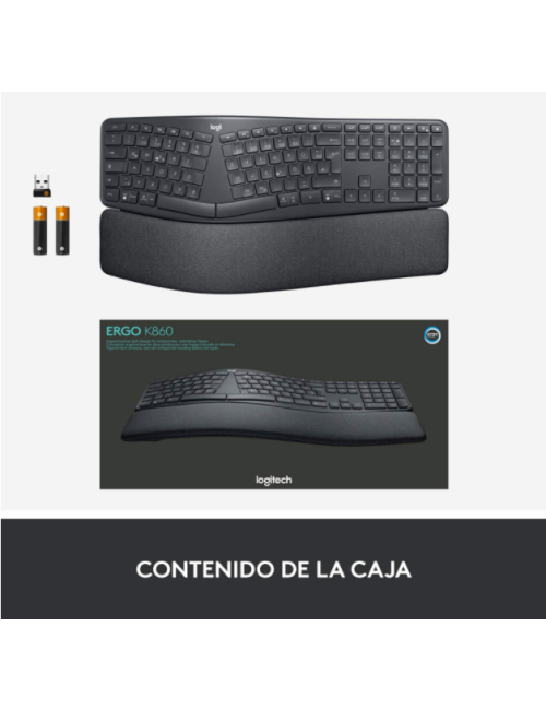 TECLAT LOGITECH ERGO K860 WIRELESS GRAFIT ( 920-010105 )