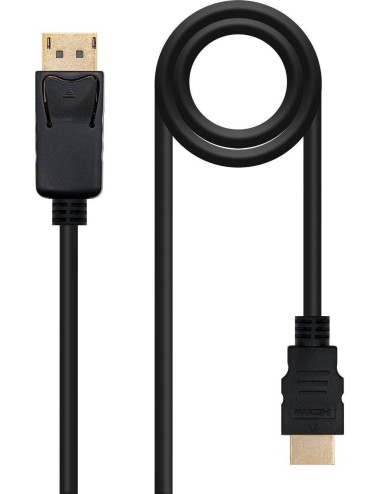 CABLE HDMI 2.1 8K AISENS - HDMI MASCLE A HDMI MASCLE - 3MTS - GRIS NEGRE ( A150-0429 )