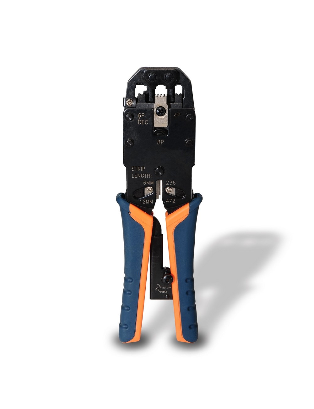 CRIMPADORA METÀLICA DE CARRACA AISENS PER RJ10-RJ11-RJ12-RJ45 ( A142-0311 )