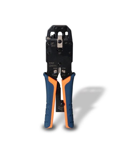 CRIMPADORA METÀLICA DE CARRACA AISENS PER RJ10-RJ11-RJ12-RJ45 ( A142-0311 )