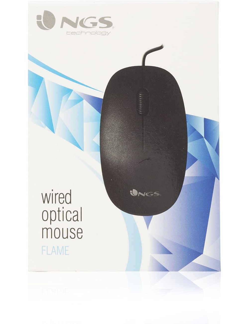 RATOLI AMB CABLE NGS FLAME - 800DPI - SCROLL   2 BOTONS - USB - COLOR NEGRE