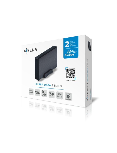 CAIXA EXTERNA PER DISC DUR DE 3.5" AISENS - USB 3.1 ( ASE-3530B )
