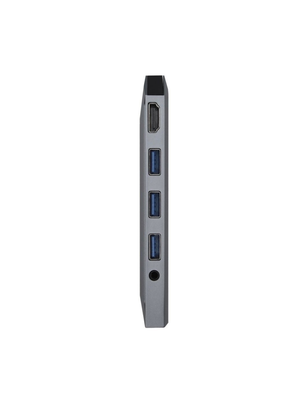 DOCKING USB 3.2 USB-C AISENS - 1 HDMI - 3 USB - 1 RJ45 - 1 AUDIO - 1 LECTOR TARGETA - GRIS ( ASUC-9P001 - GR )