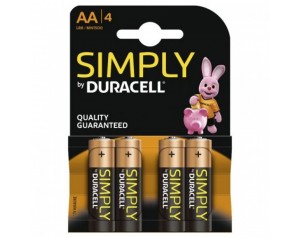 PILA DURACELL SIMPLY PACK...