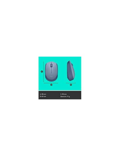 RATOLÍ LOGITECH M171 INALAMBRIC - BLAU GRISOS ( 910-006866 )