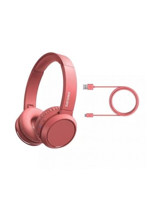 AURICULARS INALÀMBRICS PHILIPS - AMB MICRÒFON - BLUETOOTH - VERMELLS ( TAH4205RD )