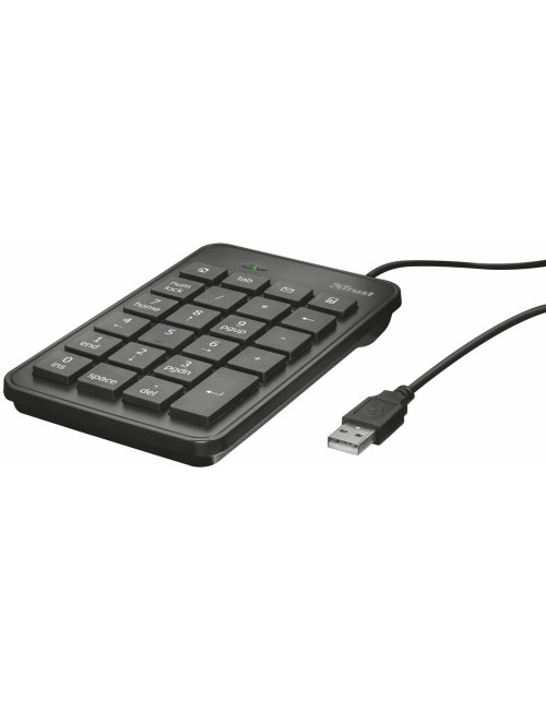 TECLAT NUMERIC USB TRUST XALAS - 23 TECLES - CABLE 1.5M ( TRU-TEC 22221 )