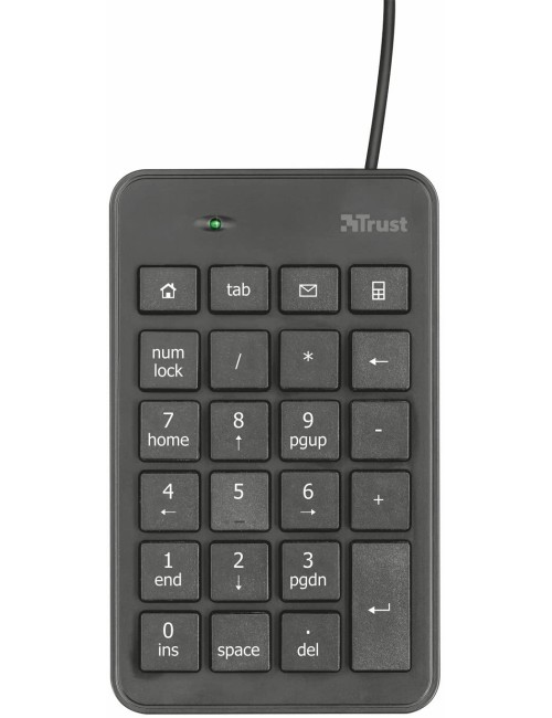 TECLAT NUMERIC USB TRUST XALAS - 23 TECLES - CABLE 1.5M ( TRU-TEC 22221 )